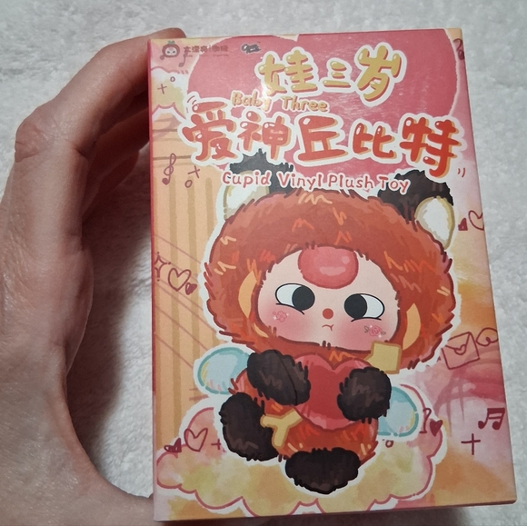 Baby Three Cupid Vinyl Plush Toy Series Conf. Red Panda - Picture 5 of 10